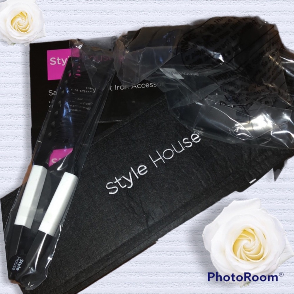 Brand new in box salon quality flat iron accessory 3 piece set